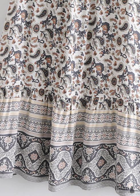 Boho Skirts in Black Lisia in Midnight For Women